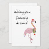 フラミンゴのおおもしろいしゃれ シーズンカード (正面/裏面)