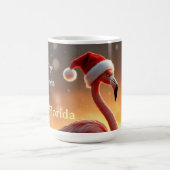 フラミンゴのクリスマス コーヒーマグカップ (中央)