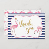 フラミンゴのサンキューカード サンキューカード (正面/裏面)