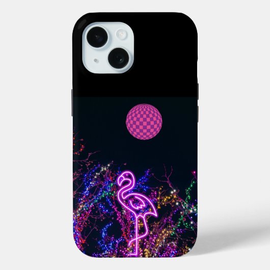 フラミンゴのダンスパーティー。 Case-Mate iPhoneケース (裏面)