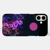 フラミンゴのダンスパーティー。 Case-Mate iPhoneケース (裏面 (横))
