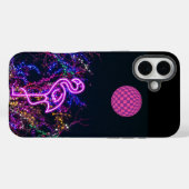 フラミンゴのダンスパーティー。 Case-Mate iPhoneケース (裏面 (横))