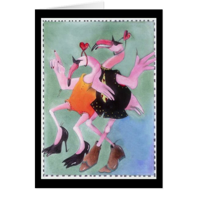 フラミンゴのダンス (正面)