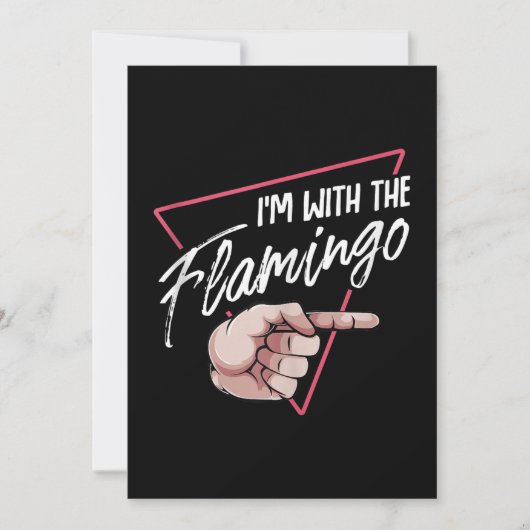 フラミンゴのハロウィンマッチングカップルの衣装 セーブザデート (正面)