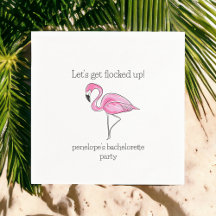 フラミンゴのバチェロレッテパーティー Let's Get Flocked Up 