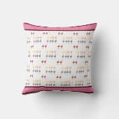 フラミンゴのパタカラフルーン クッション (裏面)