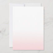 フラミンゴのパーティの招待状の熱帯誕生日のルアウ(ハワイ式宴会) 招待状 (裏面)