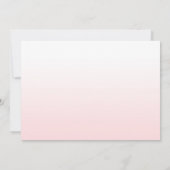 フラミンゴのパーティの招待状の熱帯誕生日のルアウ(ハワイ式宴会) 招待状 (裏面)