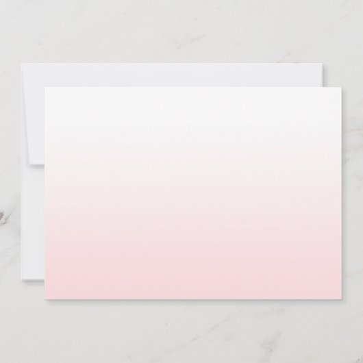 フラミンゴのパーティの招待状の熱帯誕生日のルアウ(ハワイ式宴会) 招待状 (裏面)