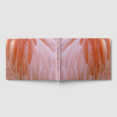 フラミンゴのピンク色の羽 ゲストブック (全面)