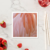 フラミンゴのピンク色の羽 スタンダードカクテルナプキン (インサイチュ)