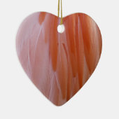 フラミンゴのピンク色の羽 セラミックオーナメント (右)