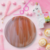 フラミンゴのピンク色の羽 ペーパープレート (パーティー)