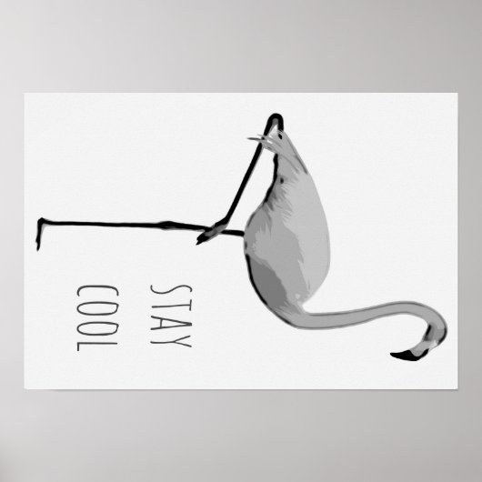 フラミンゴのポスター#2 ポスター (正面)