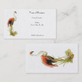 フラミンゴのヴィンテージの名刺 名刺 (正面/裏面)