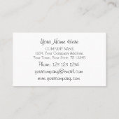 フラミンゴの名刺 名刺 (裏面)