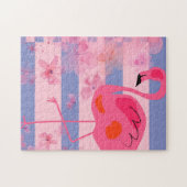 フラミンゴの夢想 ジグソーパズル (横)