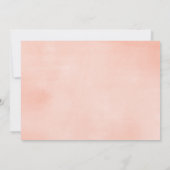 フラミンゴの女の子のベビーシャワーパーティーしよう 招待状 (裏面)