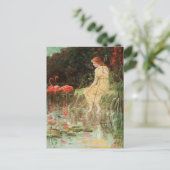 フラミンゴの少女 | フレデリック・スチュアート教会 ポストカード (スタンド正面)