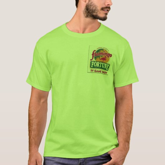 フラミンゴの幸運 Tシャツ (正面)