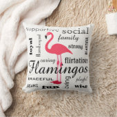 フラミンゴの意味 クッション (ブランケット)