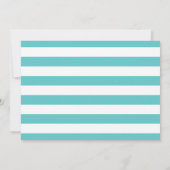 フラミンゴの最初誕生日の招待状の女の子 招待状 (裏面)