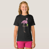 フラミンゴの棒アイス Tシャツ (正面フル)