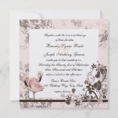 フラミンゴの楽園 招待状 (裏面)