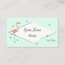 フラミンゴの水のダイヤモンドの名刺 名刺