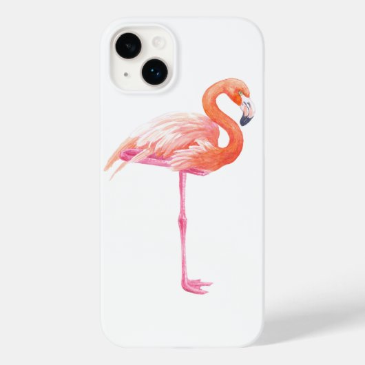フラミンゴの水色 Case-Mate iPhoneケース (裏面)