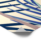 フラミンゴの熱帯シームレスパターン。ボタニードゥ ポスター (角)