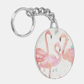 フラミンゴの熱帯|の収集 キーホルダー (正面左)