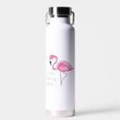 フラミンゴの独身パーティー 私が群れの花嫁 ウォーターボトル (正面)