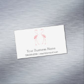 フラミンゴの直面 マグネット名刺 (インサイチュ)