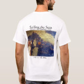 フラミンゴの眩惑のテンプレート Tシャツ (裏面)