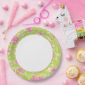 フラミンゴの紙皿 ペーパープレート (パーティー)