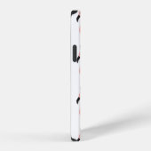 フラミンゴの継ぎ目のない模様。 iPhoneケース (右側面)