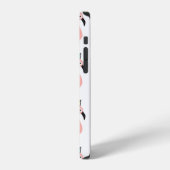 フラミンゴの継ぎ目のない模様。 iPhoneケース (左側面)
