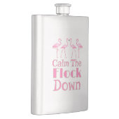 フラミンゴの群れを落ち着おもしろいかせる フラスク (右)