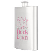 フラミンゴの群れを落ち着おもしろいかせる フラスク (左)