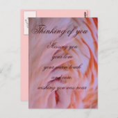 フラミンゴの羽_ ポストカード (正面/裏面)