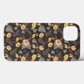 フラミンゴの花との継ぎ目葉の継ぎ目 Case-Mate iPhoneケース (裏面 (横))