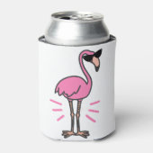 フラミンゴの誕生日、フラミンゴ、フラミンゴサングラス 缶クーラー (缶正面)