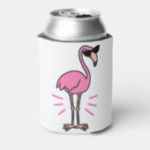 フラミンゴの誕生日、フラミンゴ、フラミンゴサングラス 缶クーラー (缶裏面)