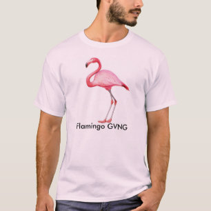 フラミンゴの集団 Tシャツ