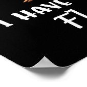 フラミンゴの鳥を歩かなくてごめんなさい ポスター (角)