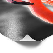 フラミンゴの鳥写真 フォトプリント            (角)