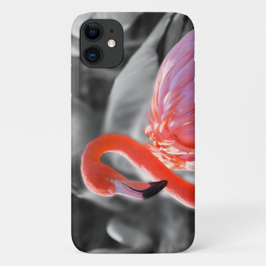 フラミンゴの鳥写真 Case-Mate iPhoneケース (裏面)