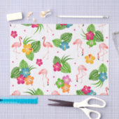 フラミンゴの鳥 薄葉紙 (クラフト)