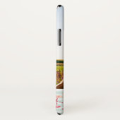 フラミンゴはの|を加えますあなたの写真及びモノグラムを縞で飾ります Case-Mate iPhoneケース (裏面/右)